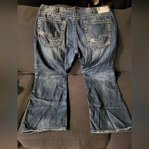 Men's Silver Jeans. 42x32 Zac Bootcut